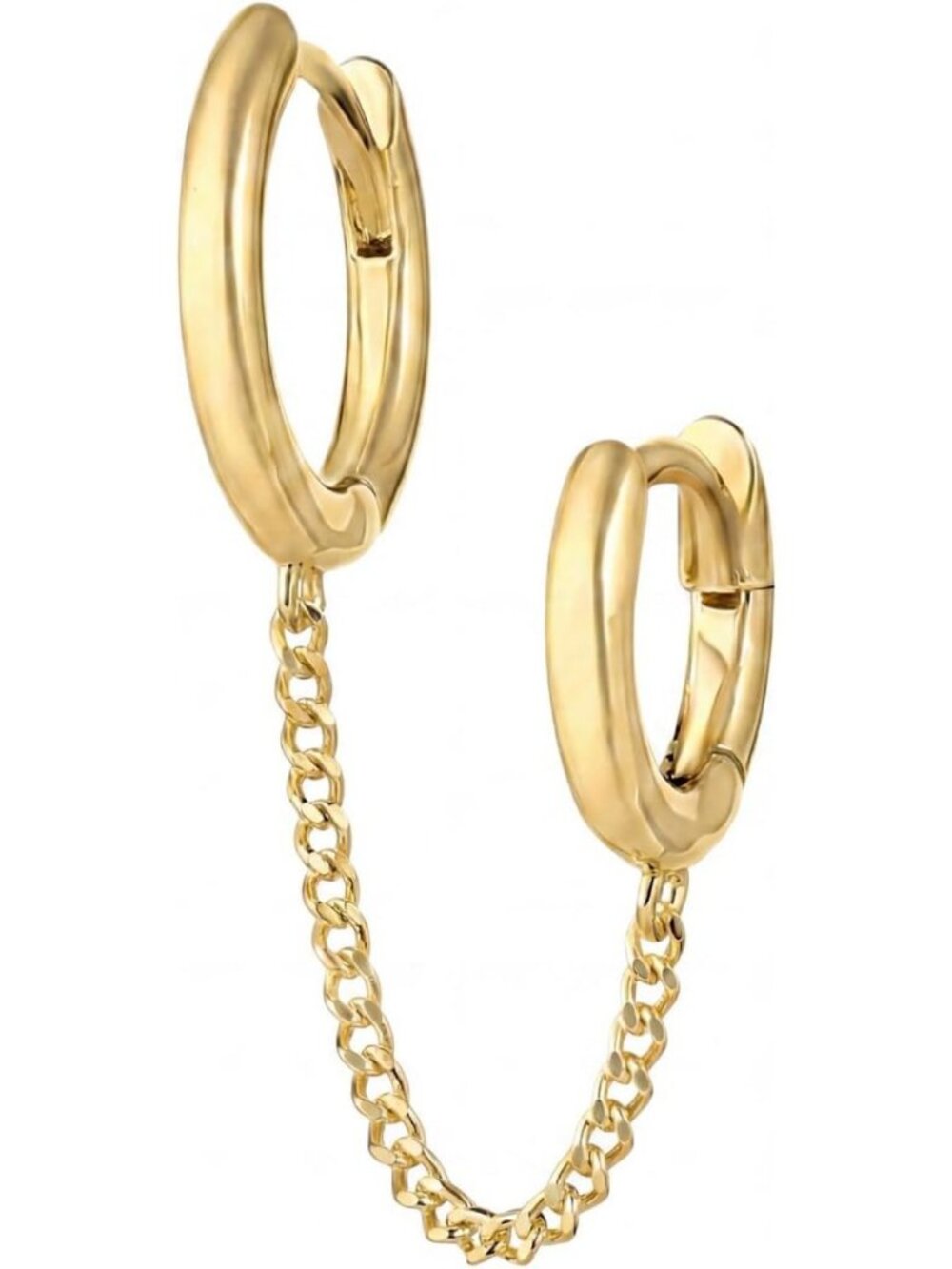 Stylish Women's Double Huggie Earrings - Lightweight, Versatile, Perfect for